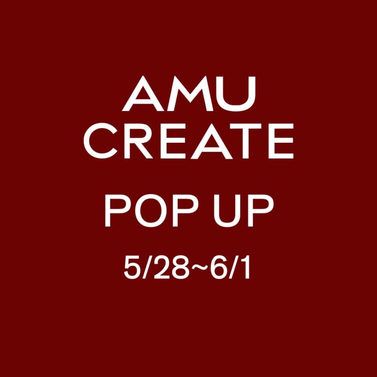 2025年5月28日-6月1日 あむう POP UP